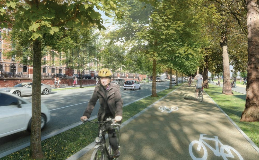 Le projet de Bruxelles Mobilité pour l'avenue du Port