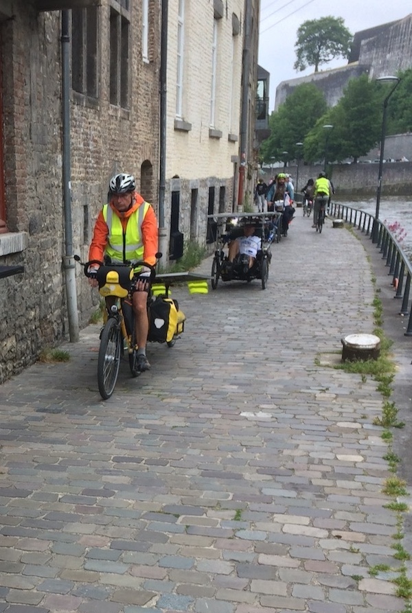 Pavés sciés - Halage Namur